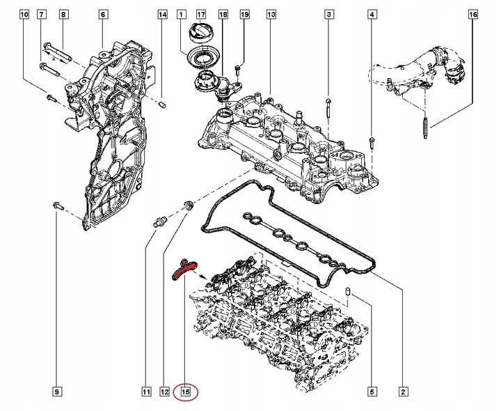 ECCENTRIC OIL SUMP GASKET