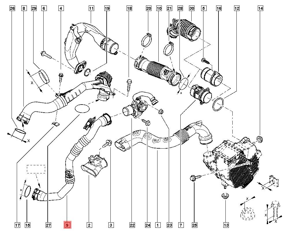 TURBO PIPE HOSE
EXCLUDING PLASTIC PIPE 
