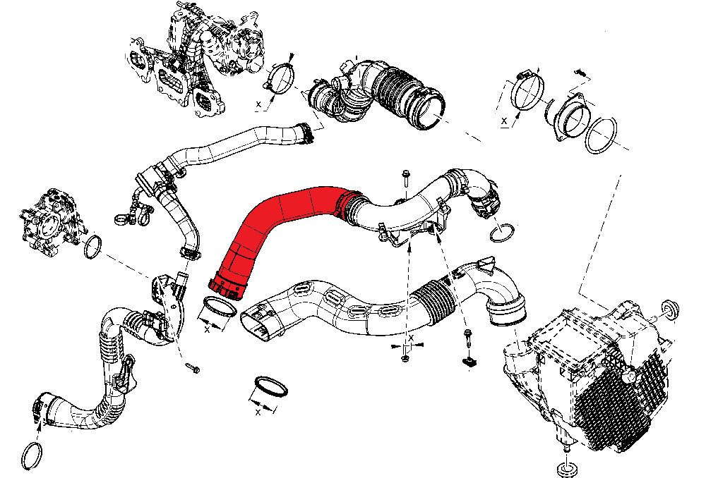 TURBO HOSE
EXCLUDING PLASTIC PIPE 