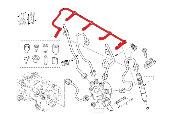 HOSE FOR FUEL INJECTOR PIPE 