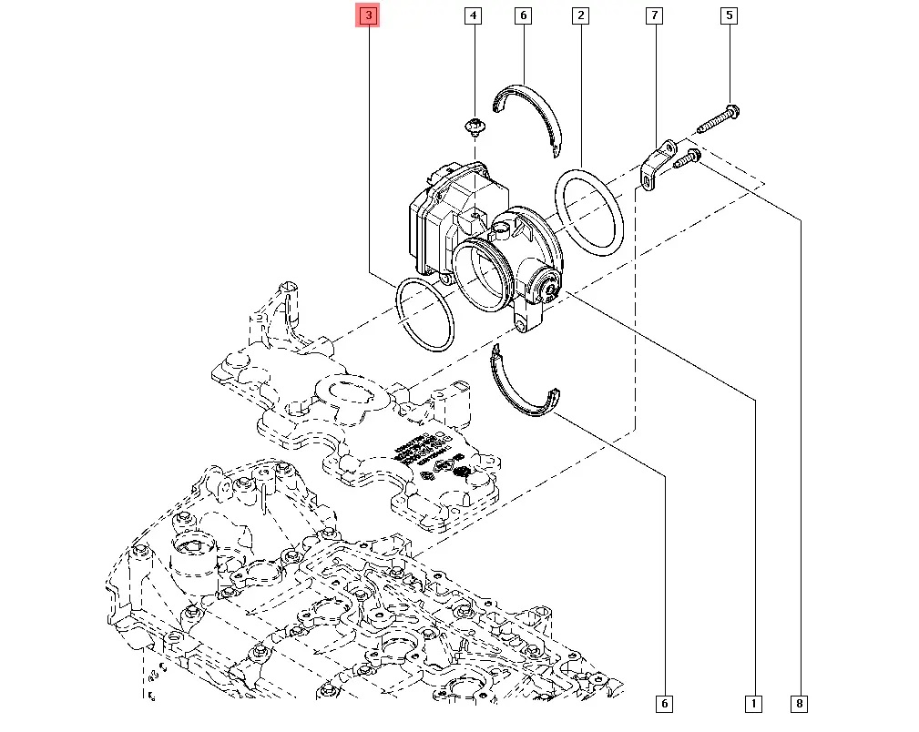THROTTLE GASKET