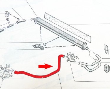 HEATER INLET HOSE
LEFT