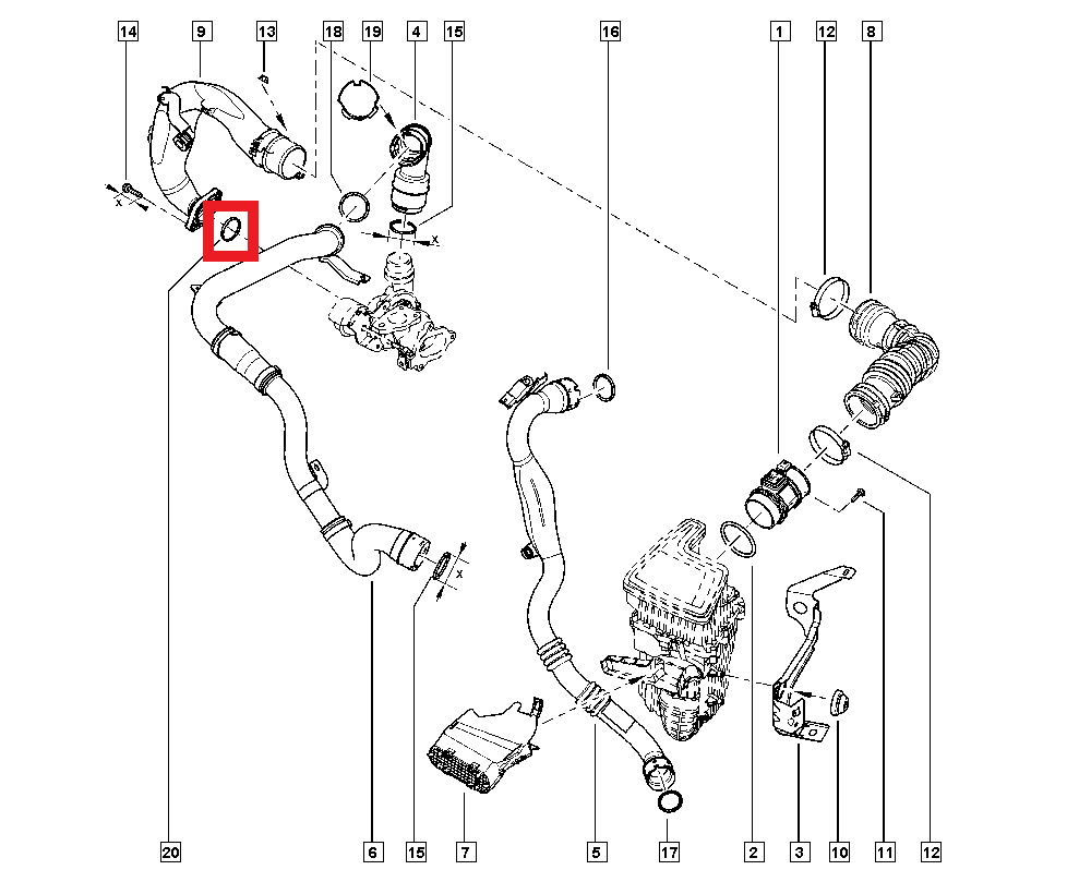 TURBO PIPE GASKET