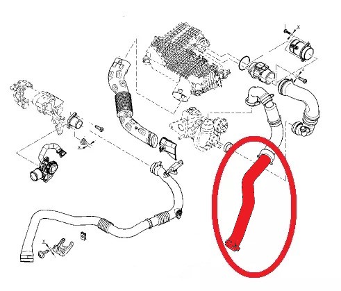 TURBO HOSE
EXCLUDING METAL PIPE 