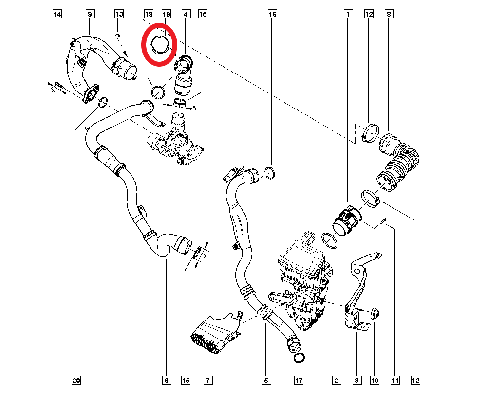 TURBO PIPE CLIPS
