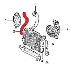 RADIATOR OUTLET HOSE