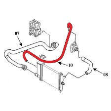 RADIATOR INLET HOSE