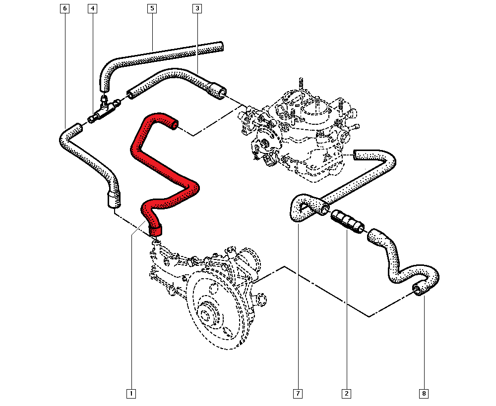 WATER PUMP HOSE
