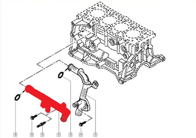 RECIRCULATION PIPETHERE IS O-RING