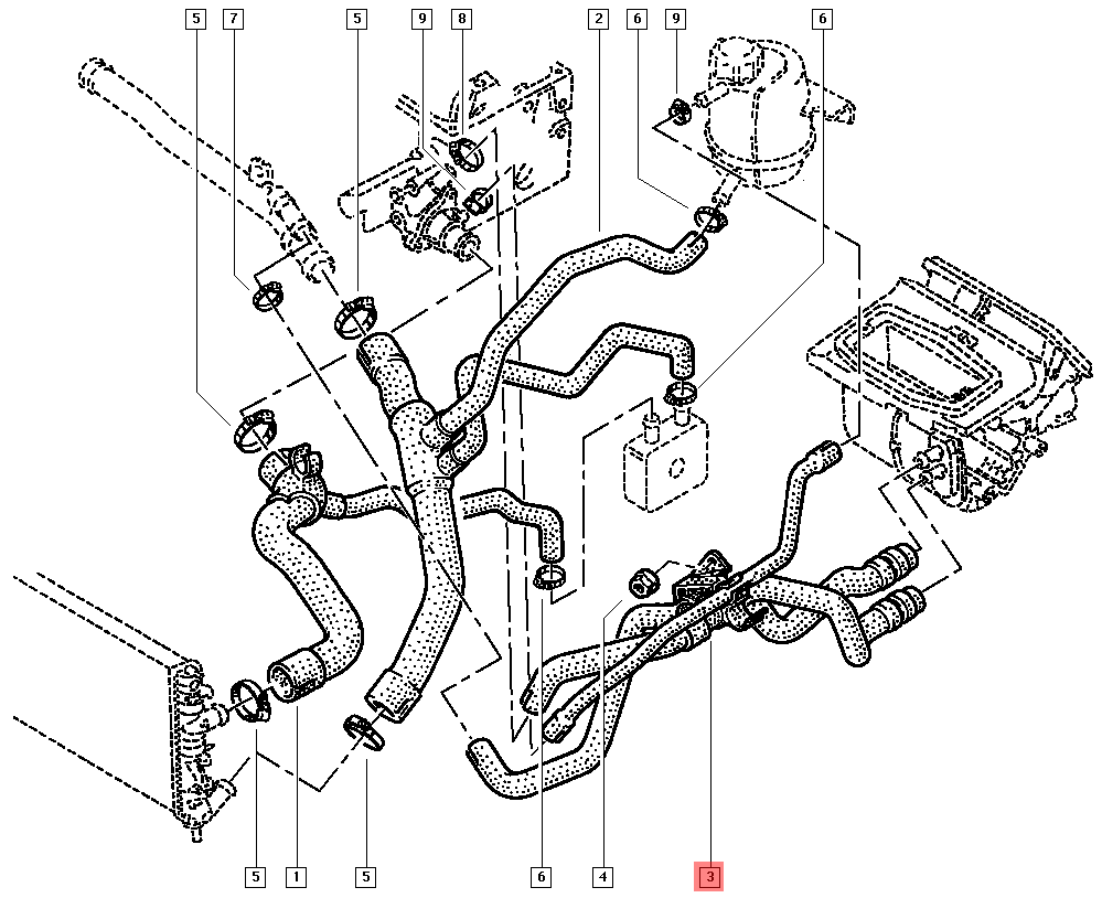 HEATER HOSE