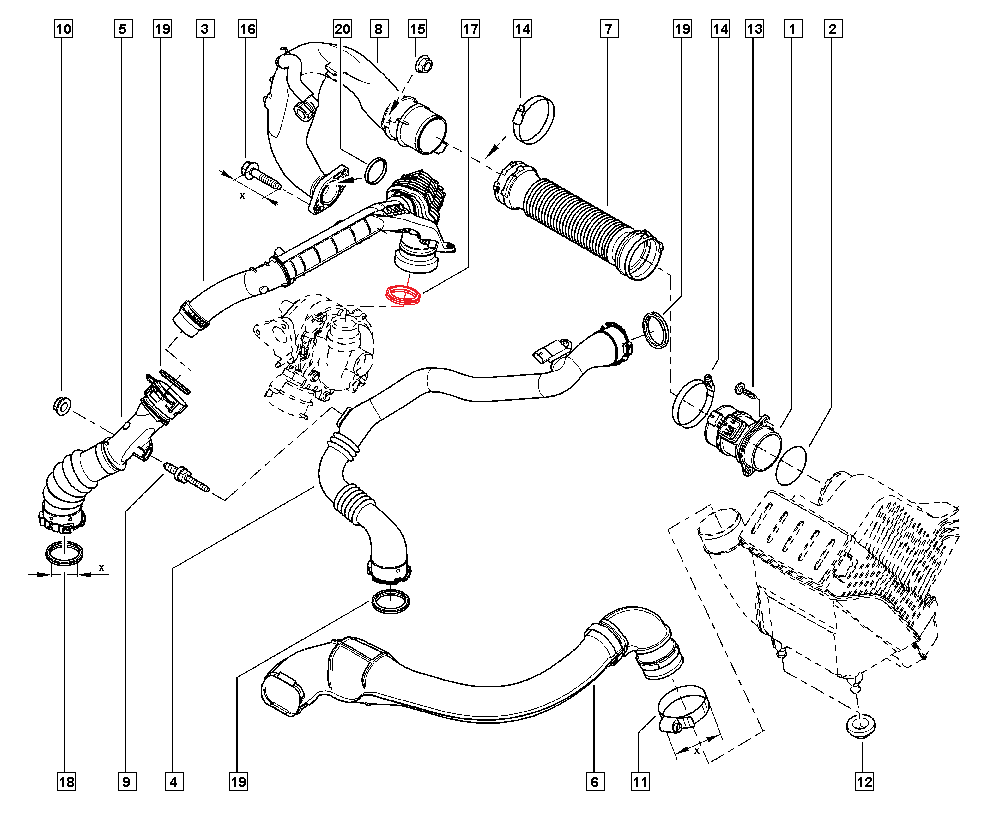 TURBO HOSE GASKET
HC + 38