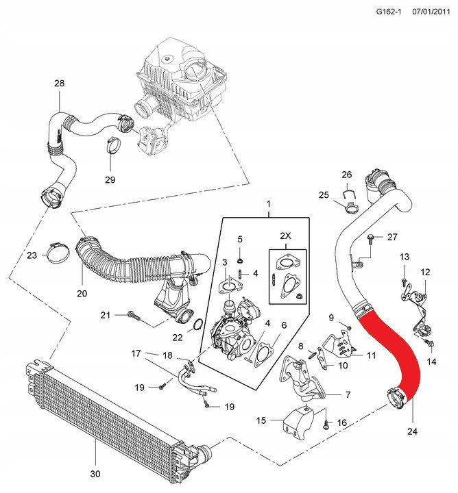 TURBO HOSEEXCLUDING PLASTIC PIPE 