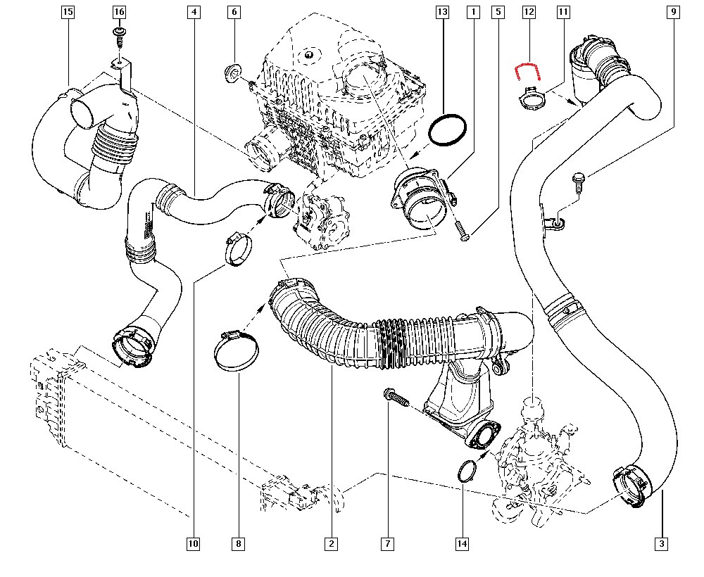 TURBO PIPE CLIPS