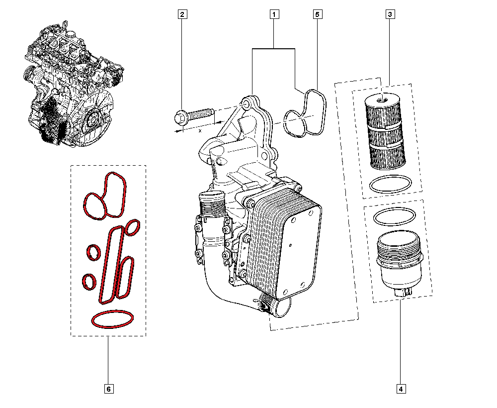 OIL FILTER GASKET
