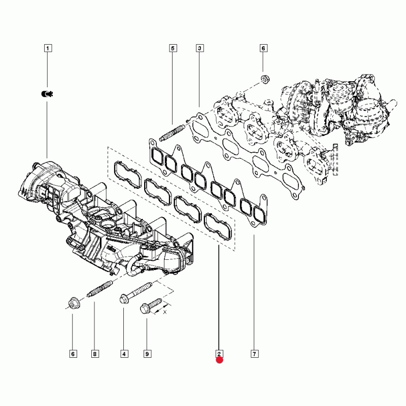 SUCTION MANIFOLD GASKET