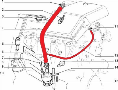 CRANKCASE VENTILATION HOSE