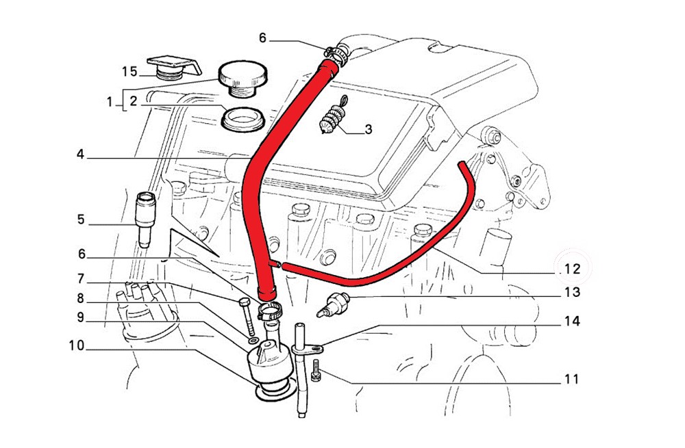CRANKCASE VENTILATION HOSE