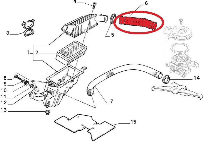 AIR FILTER PIPE