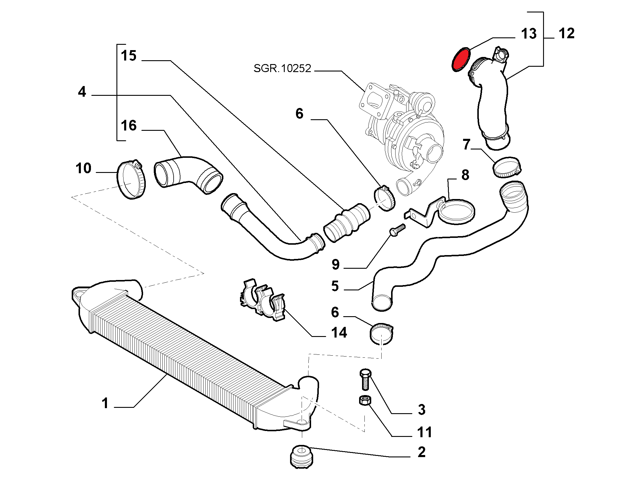 TURBO PIPE GASKET