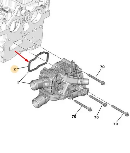 THERMOSTAT BODY GASKET