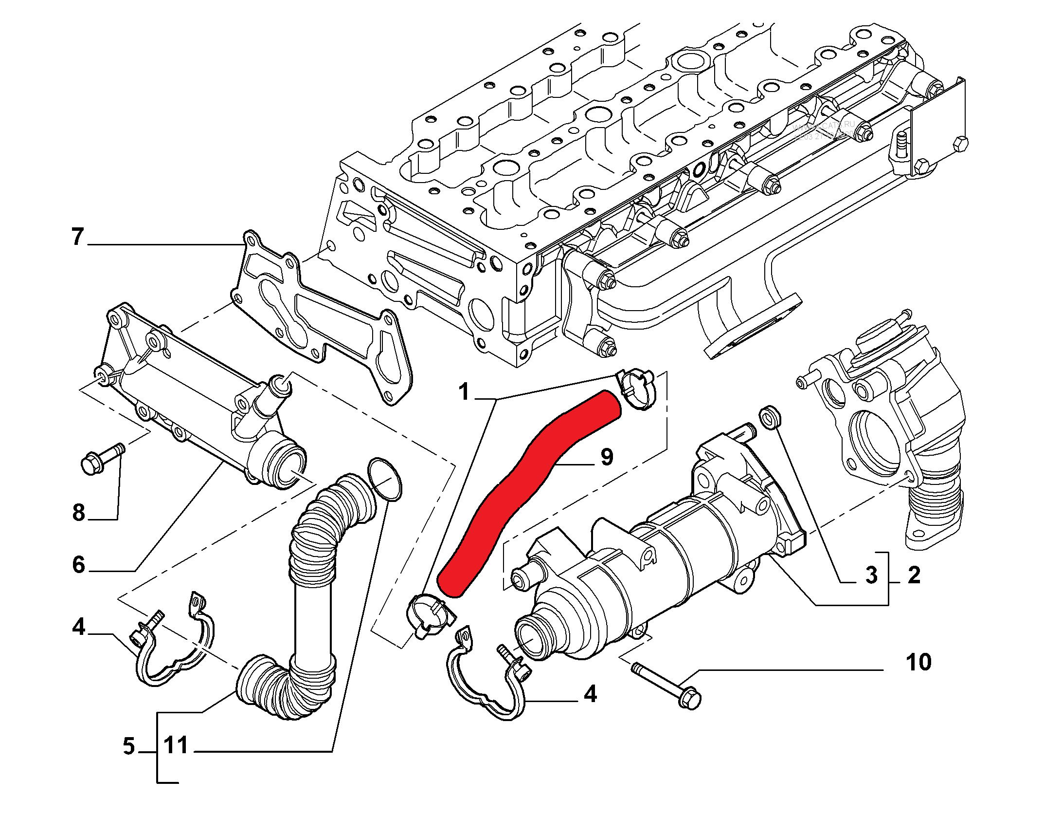 HEAT EXCHANGER HOSE