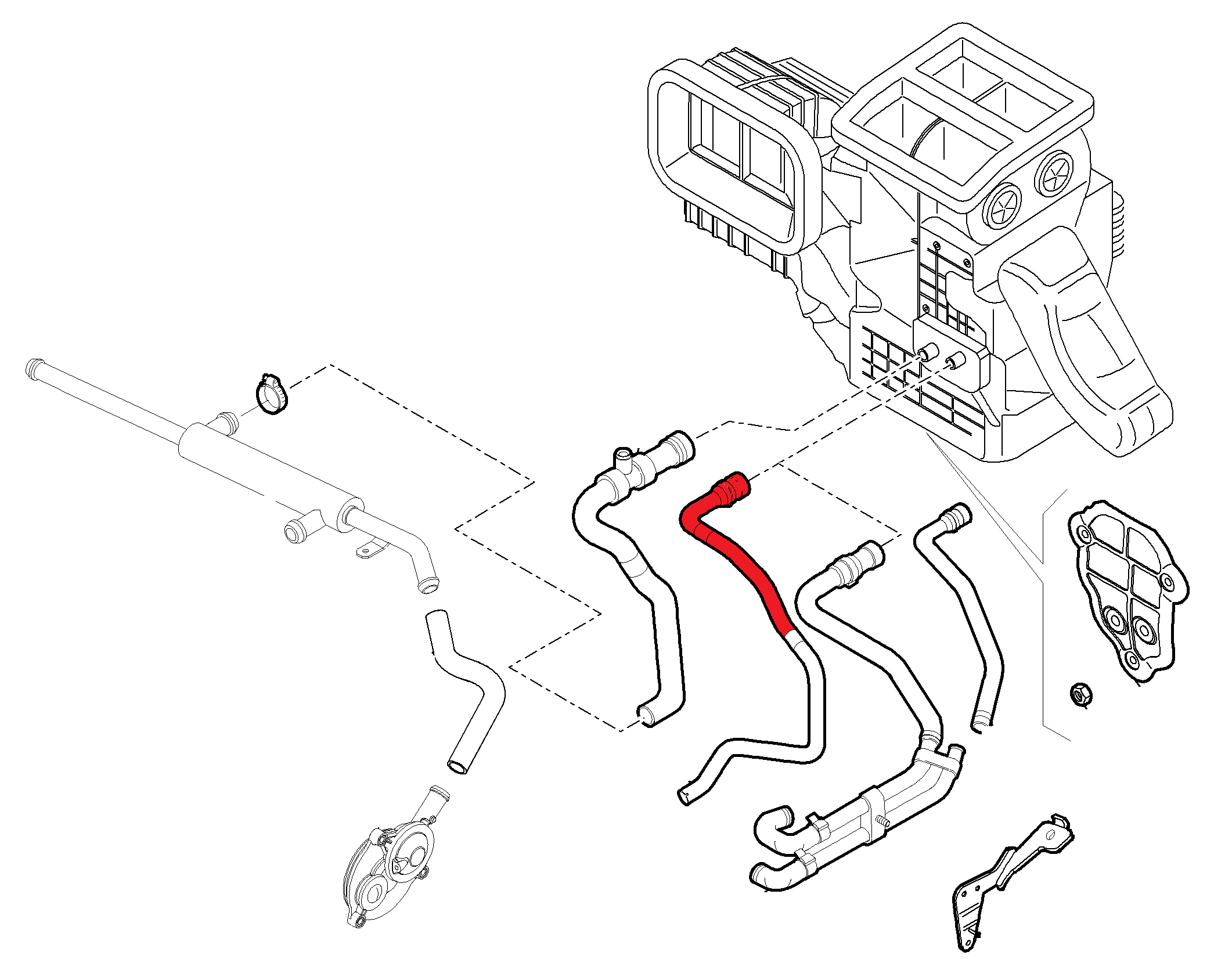 HEATER HOSE