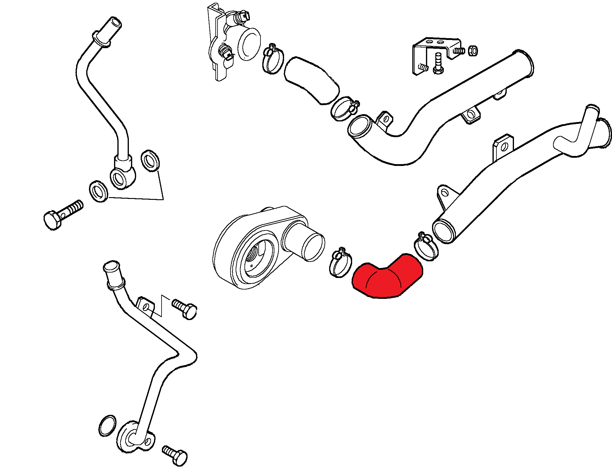 WATER PUMP HOSE