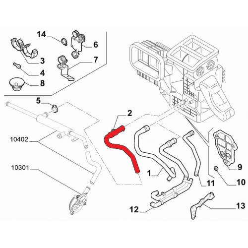 HEATER HOSE