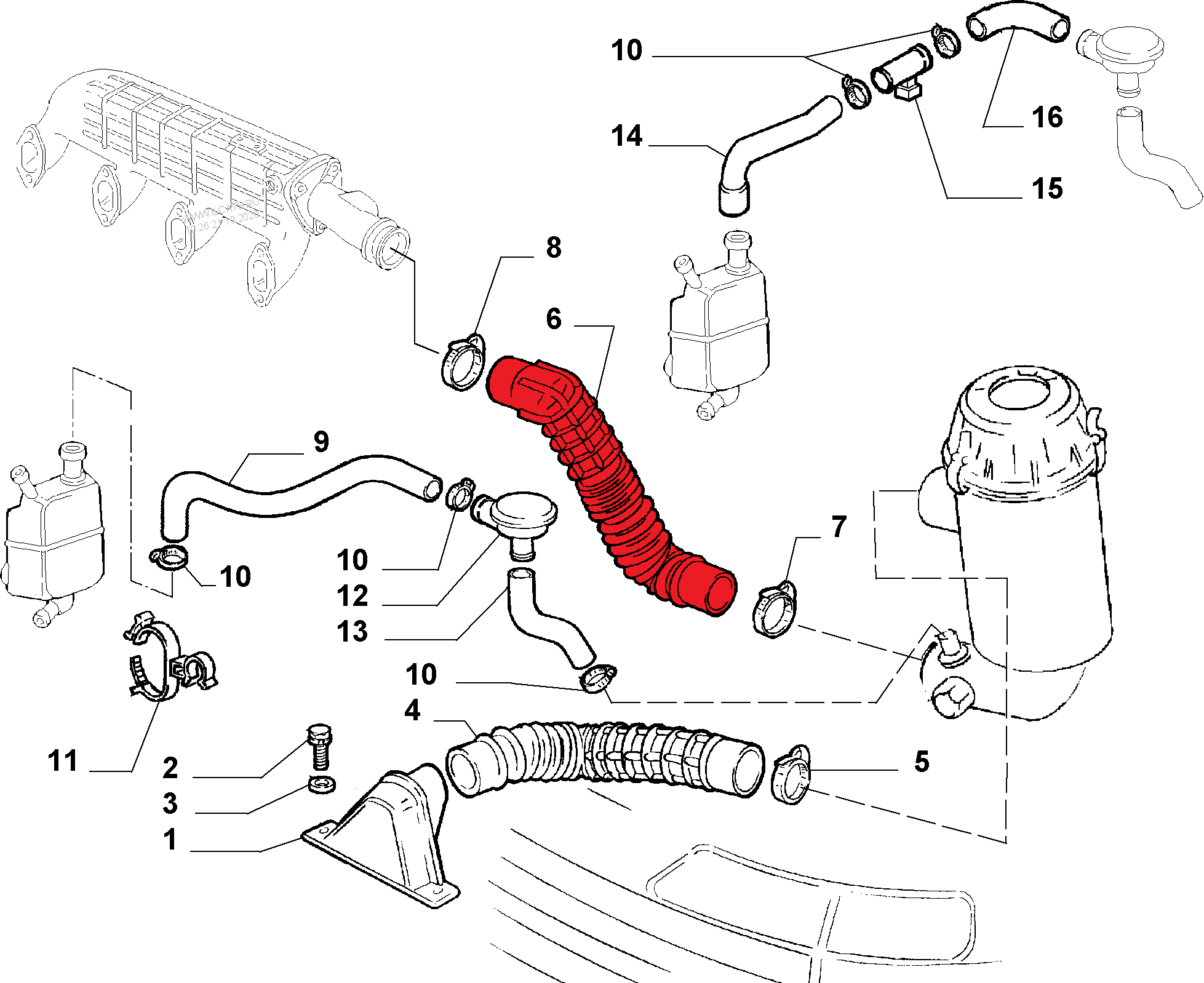 AIR FILTER HOSE