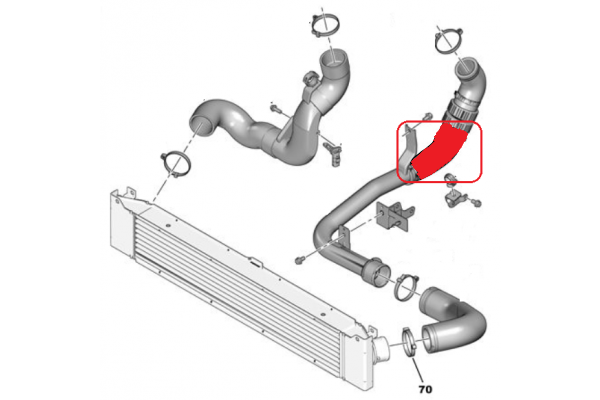 TURBO HOSEEXCLUDING METAL PIPE 