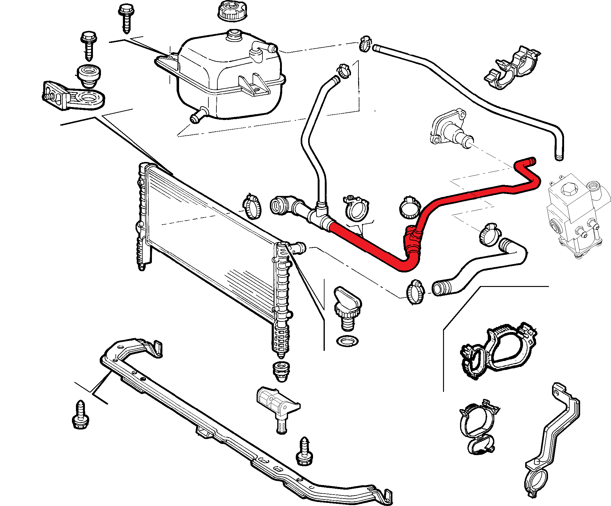 RADIATOR OUTLET HOSE