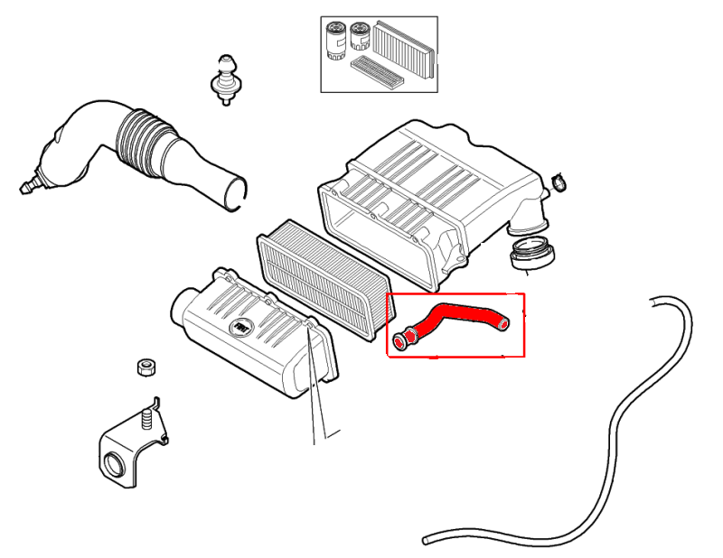 AIR FILTER HOSE