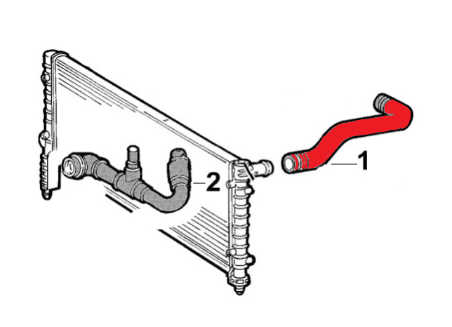 RADIATOR INLET HOSE