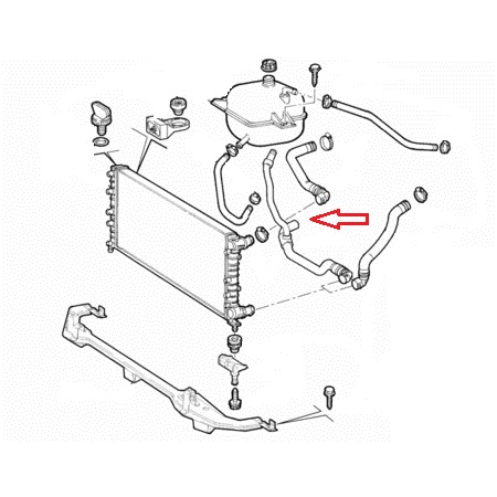 RADIATOR OUTLET HOSE