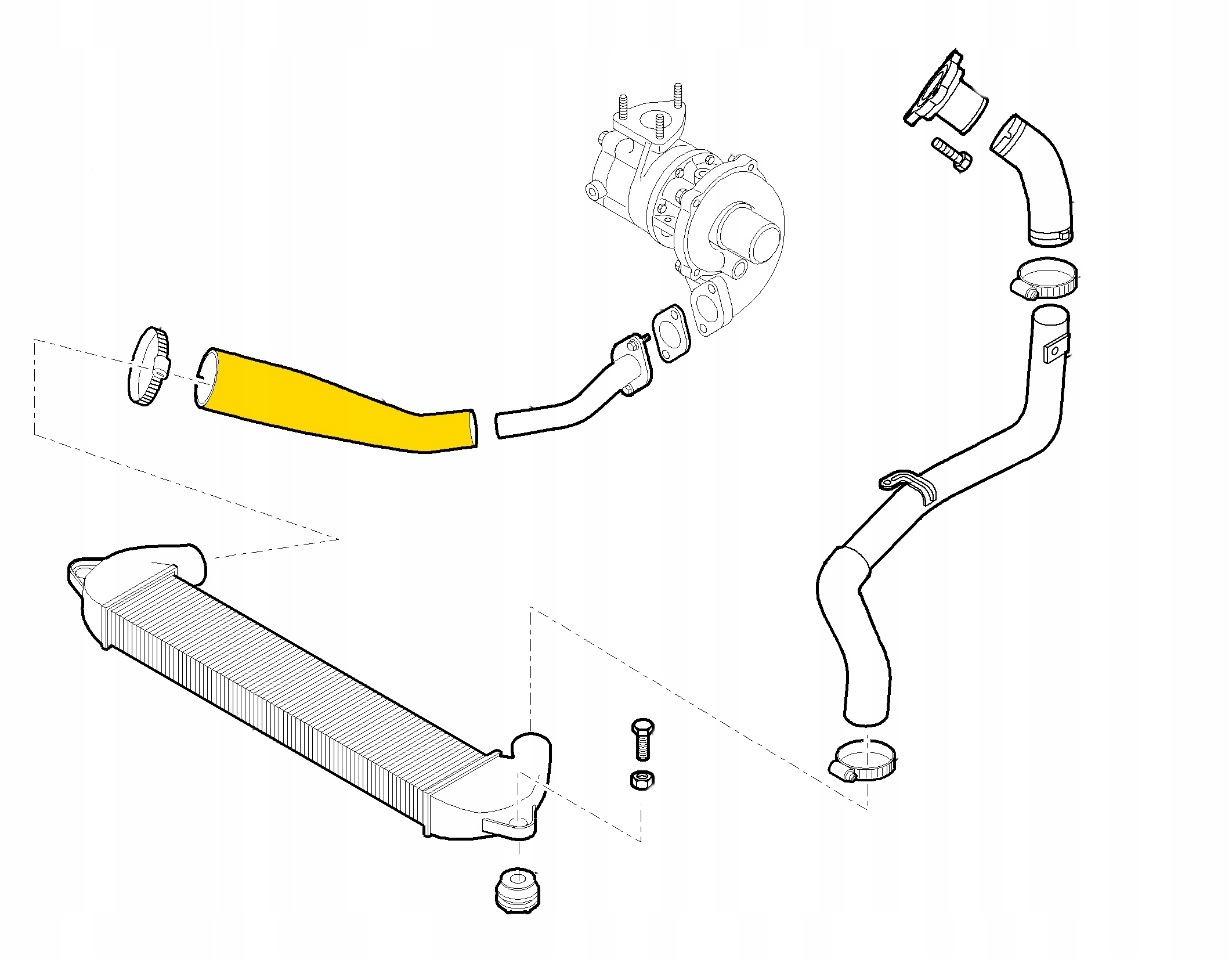 TURBO HOSE3 LAYERS POLYESTER HAS BEEN USED