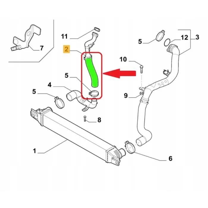 TURBO HOSEEXCLUDING METAL PIPE 