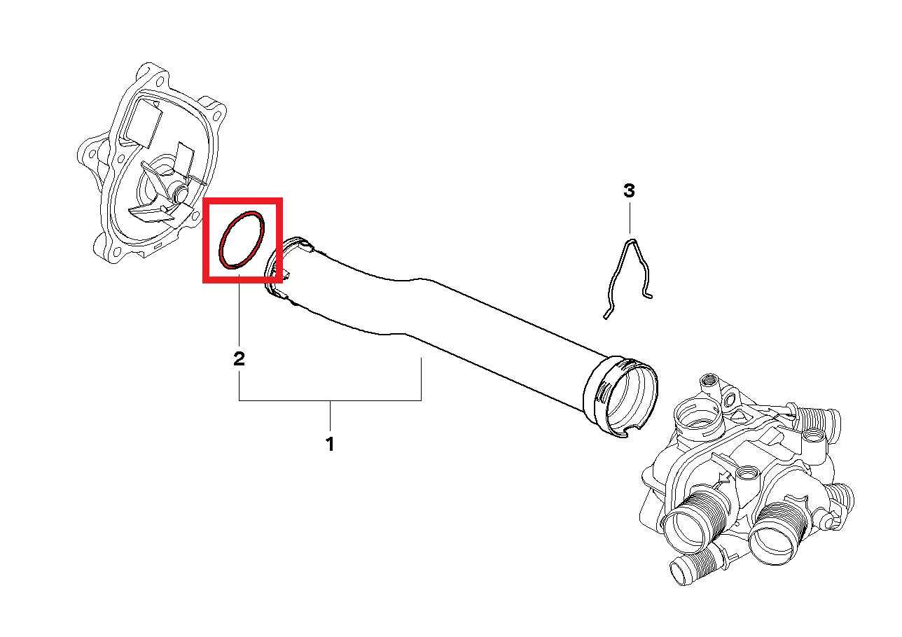 RECIRCULATION PIPE GASKET