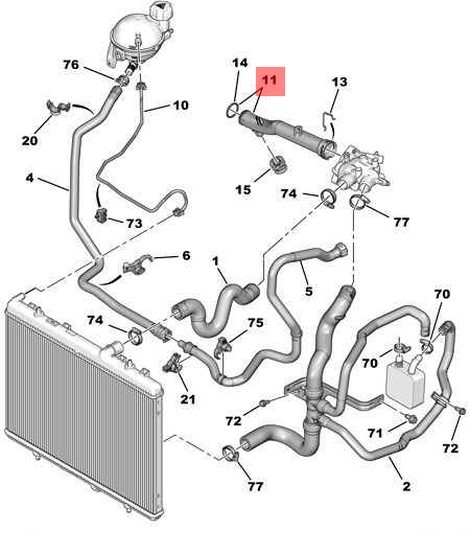 RECIRCULATION PIPETHERE IS O-RING