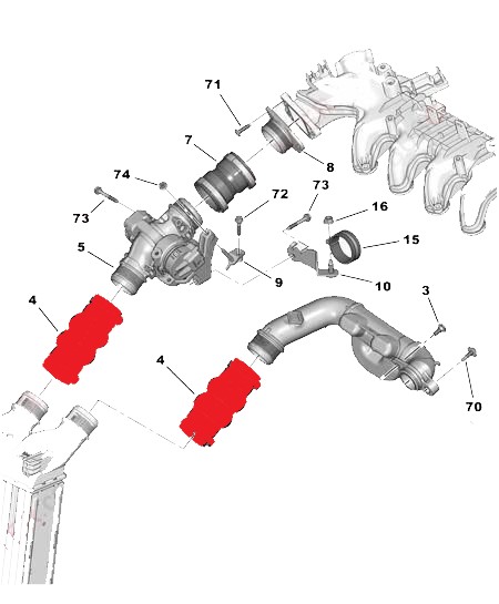 TURBO HOSE2 LAYERS POLYESTER HAS BEEN USED