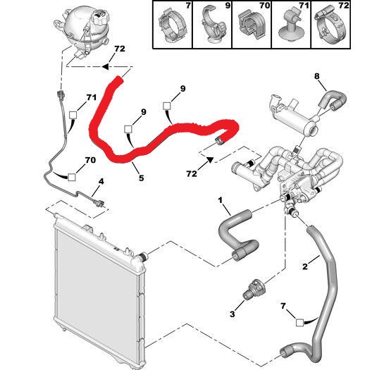 SPARE WATER TANK HOSE