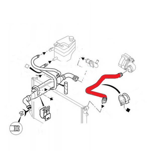 RADIATOR OUTLET HOSE