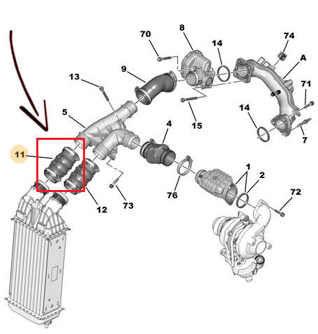 TURBO HOSE2 LAYERS POLYESTER HAS BEEN USED