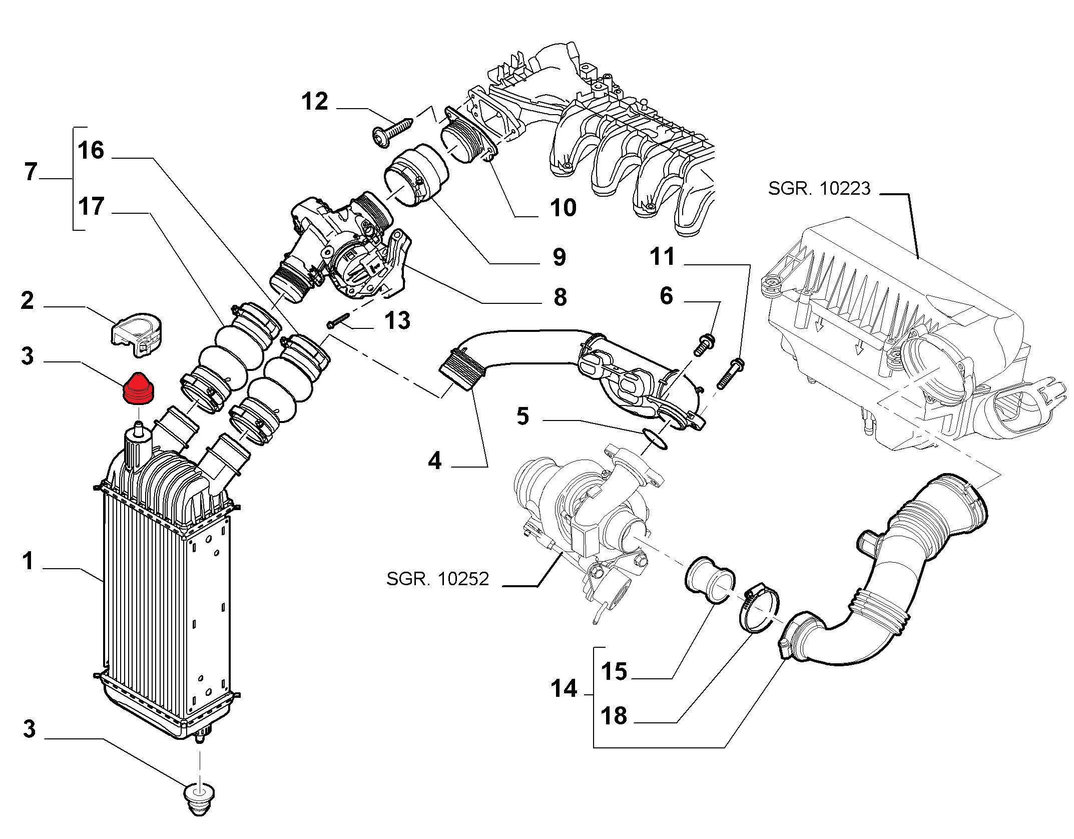 RADIATOR HOLDER RUBBER