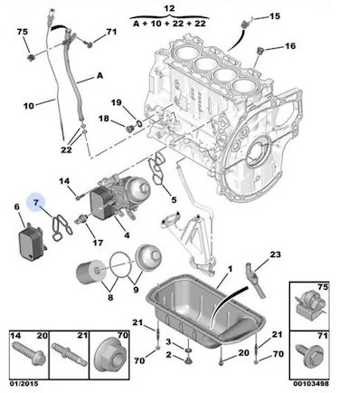 OIL COOLER GASKET
