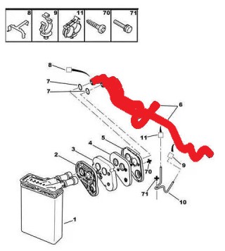 HEATER HOSE