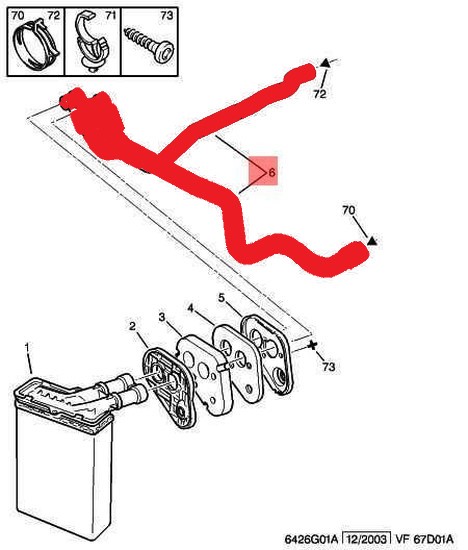 HEATER HOSE
