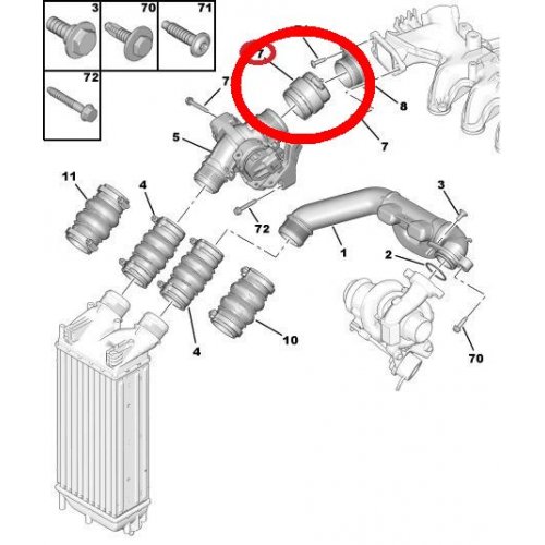 TURBO HOSE2 LAYERS POLYESTER HAS BEEN USED