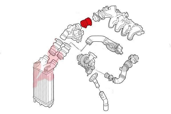 TURBO HOSE2 LAYERS POLYESTER HAS BEEN USED