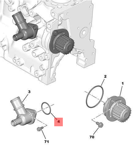 WATER PIPE GASKET