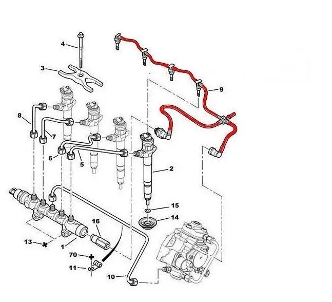 HOSE FOR FUEL INJECTOR PIPE 